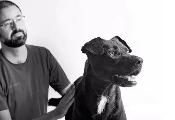 mi perro Ratón y yo